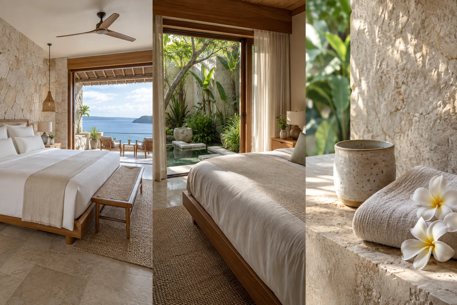 Suite Horizonte — Vista al mar · Cama king